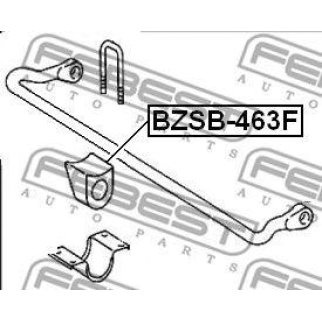 Втулка стабилизатора передняя MERCEDES G-CLASS W463 92-18 BZSB-463F фото
