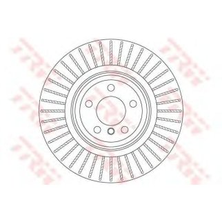 Диск тормозной задний TRW DF6311S фото