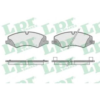 Колодки тормозные передние к-кт Lpr 05P1616 фото