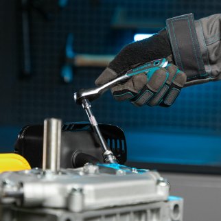 Набор торцевых головок ,трещетка 120 зубьев 12 предметов 1/4 // Gross фото 13