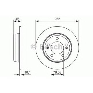 Диск тормозной задний BOSCH 0 986 479 052 фото