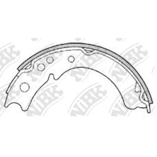 Колодки стояночного тормоза (2 шт) для Isuzu 8970429331 фото