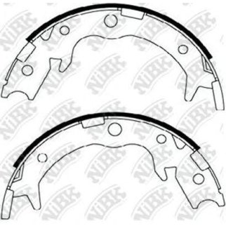 Колодки барабанные к-кт NiBK FN0570 фото