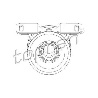 Подшипник подвесной topran 302321755 фото