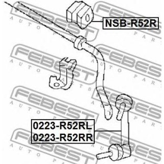 Тяга стабилизатора задняя правая фото