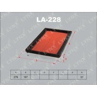 Фильтр воздушный LYNXauto LA-228 фото
