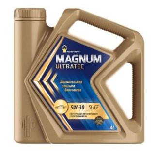Масло моторное Rosneft Magnum Ultratec 5W-30 синтетическое 4 л 40815342 фото 1