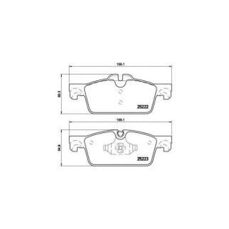 P61112_колодки дисковые передние! Peugeot 508 SW 1.6Vti/1.6 Hdi 10> фото