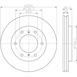 Диск тормозной передний вентилируемый TEXTAR 92180203 фото