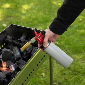 Горелка газовая пьезоподжиг, металл. корпус MATRIX фото 1