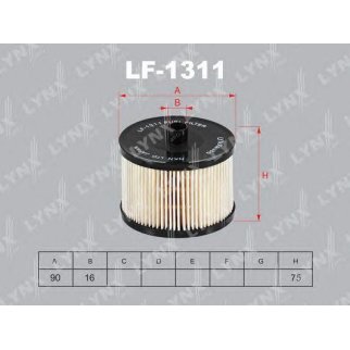 Фильтр топливный LYNXauto LF-1311 фото