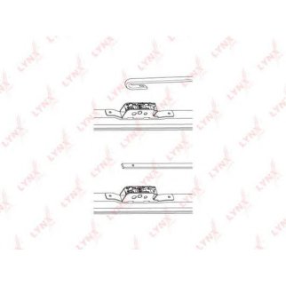 Щетка стеклоочистителя LYNXauto LW380 фото