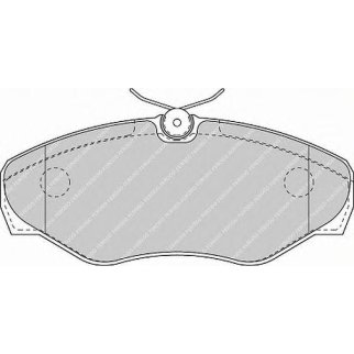 Колодки торм.пер. фото