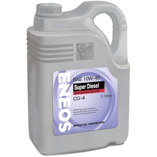 Масло моторное ENEOS Super Diesel CG-4 10W-40 полусинтетическое 6 л oil1329 фото