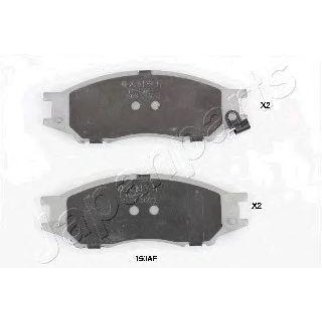 Колодки тормозные дисковые, комплект перед фото