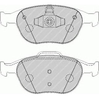 Колодки тормозные передние к-кт FERODO FVR1568 фото