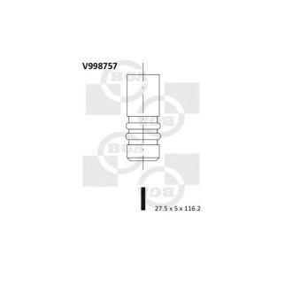 Клапан выпускной фото