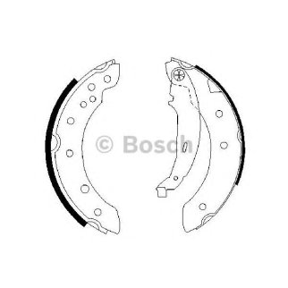 Колодки барабанные к-кт BOSCH 0 986 487 585 фото