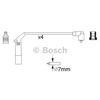 Провода высокого напряж. к-кт BOSCH 0 986 356 898 фото