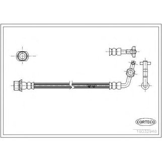 Шланг тормозной CORTECO 19032946 фото