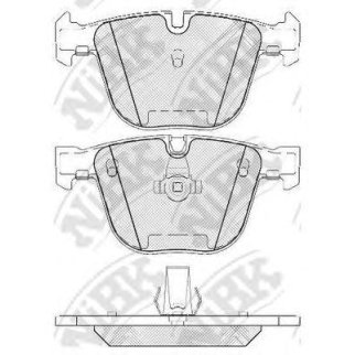 Колодки тормозные к-кт NiBK PN0326 фото