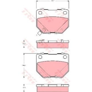 Колодки тормозные к-кт TRW GDB3308 фото