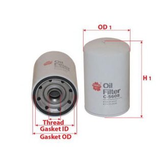 Фильтр масляный SAKURA C5608 фото