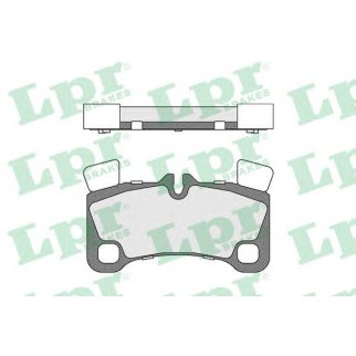 Колодки тормозные задние дисковые к-кт Lpr 05P1655 фото