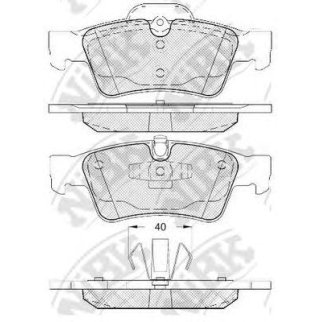 Колодки тормозные к-кт NiBK PN0507 фото