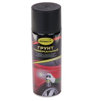 Грунт черный Астрохим (аэрозоль) 520мл фото