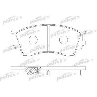 Колодки тормозные PATRON PBP1025 фото