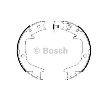 Колодки ручного тормоза к-кт BOSCH 0 986 487 683 фото