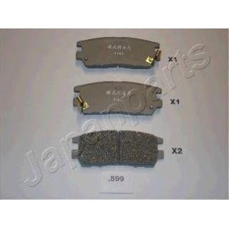 Колодки тормозные Japanparts PP-599AF фото
