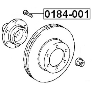 Шпилька колеса FEBEST 0184-001 фото 2