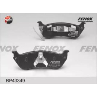 Колодки тормозные задние дисковые к-кт Fenox BP43349 фото