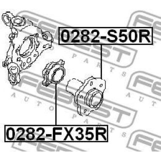 Подшипник задней ступицы FEBEST 0282-FX35R фото