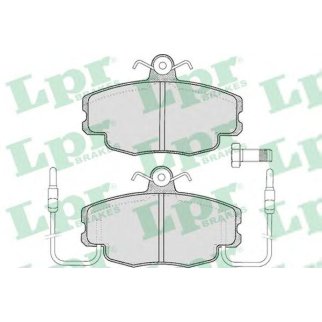 Колодки тормозные пер. фото