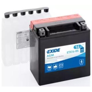Аккумулятор мото EXIDE ETX16-BS фото