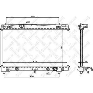 Радиатор основной Stellox 10-26350-SX фото