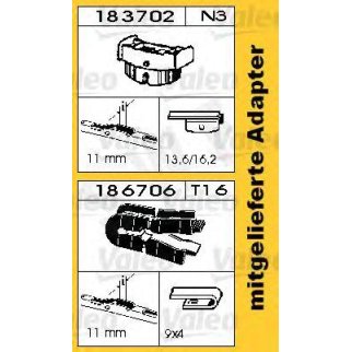 Щетка стеклоочистителя DAF F600/800/1000 87-92/Daily <99 L=550 мм SWF фото