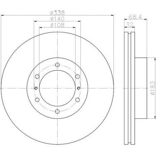 Диск тормозной TEXTAR 922239 03 фото