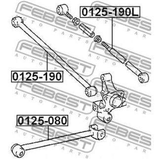 0125190L_рычаг задней подвески задний! Toyota Carina AT19#/ST191/CT190 <96 фото