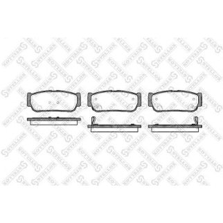 Колодки тормозные STELLOX _1074002SX фото