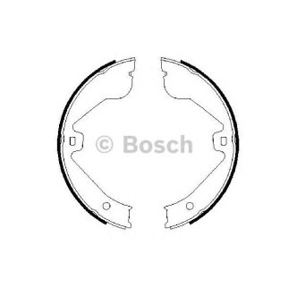 Колодки ручного тормоза к-кт BOSCH 0 986 487 705 фото