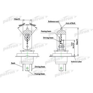 Лампа галогенная PATRON PLH4-6055 фото