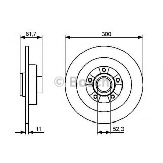 Диск тормозной задний BOSCH 0 986 479 446 фото