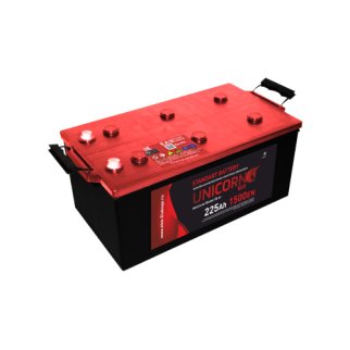 Аккумуляторная батарея UNICORN Red 6СТ225 (+слева(3)) 519х279х210 Россия 1500А фото