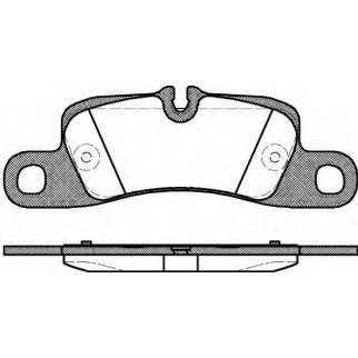 Колодки Porsche Cayenne 3.6/3.0TDi 07&gt; задние к-кт Remsa фото