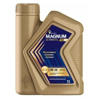 Масло моторное Rosneft Magnum Ultratec A5 5W-30 1 л 40816532 фото
