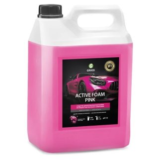 Шампунь автомобильный для бесконт. мойки Aktive Foam Pink 6кг GraSS фото